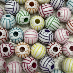 Pelota de voley blanco con colores 19253