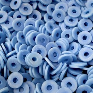 Arandela de fimo 6mm 19715 - CELESTE