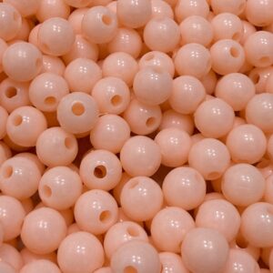 bolitas de acrílico 6mm SALMON CLARO 19585