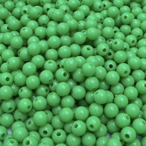 bolitas de acrílico 6mm VERDE  19594