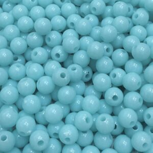 bolitas de acrílico 6mm CELESTE PASTEL  19595