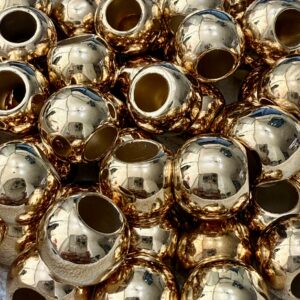 Bolita CCB pase ancho  Dorado 16 mm-19645