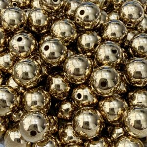 Bolita CCB pase fino Dorado 10mm-19656