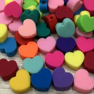 Pasante fimo CORAZONES 19721