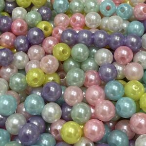 cuentas perlas 6mm mix pastel 19734