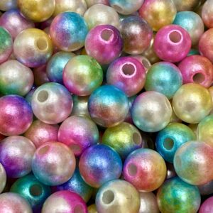 Cuentas marmoladas 8mm multi 19805