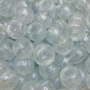 Cuenta pase ancho nacarado Ab celeste