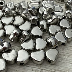 Cuentas CCB niquel corazón