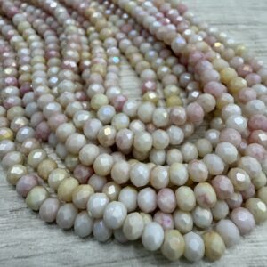 Cristal de roca dona 1 mix 4mm 19938