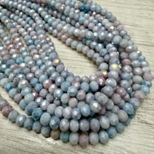 Cristal de roca dona 1 mix 4mm 19946