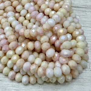 Cristal de roca dona 1 mix 4mm 19948