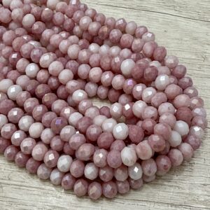 Cristal de roca dona 1 mix 6mm 19952