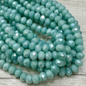 Cristal de roca dona 1 mix 6mm 19955