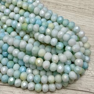 Cristal de roca dona 1 mix 6mm 19956