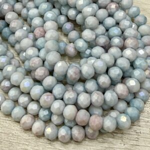 Cristal de roca dona 1 mix 6mm 19957