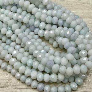 Cristal de roca dona 1 mix 6mm 19958