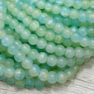 Perla de vidrio esp. acuarel 6mm 20104