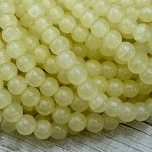 Perla de vidrio esp. acuarel 6mm 20114