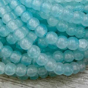 Perla de vidrio esp. acuarel 6mm 20115