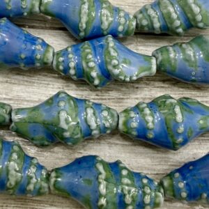 Cuentas Cerámica Esp.  Caracol Espiral 20182-2