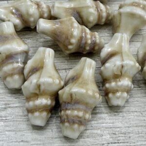 Cuentas Cerámica Esp. Caracol Espiral 20184-2