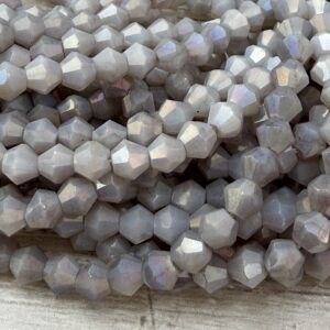 Cristal Bicono 4mm grises 20137