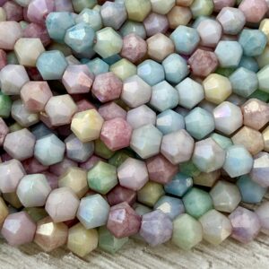 Cristal Bicono 4mm mix pastel 20146