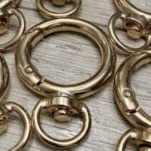 Mosquetón circular  dorado 20235