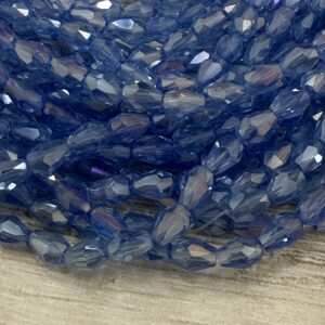 lagrima de cristal facetado 7x5mm20314-3