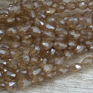 lagrima de cristal facetado 7x5mm20314-9