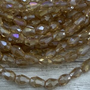 lagrima de cristal facetado 3x5mm20313-16