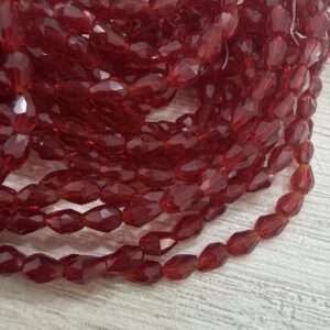 lagrima de cristal facetado 3x5mm20313-10