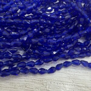 lagrima de cristal facetado 3x5mm20313azul f