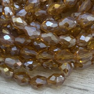 lagrima de cristal facetado 7x5mm20314-8