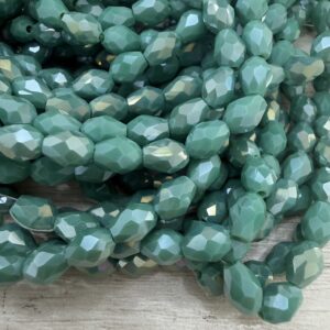 lagrima de cristal facetado 7x5mm20314-6