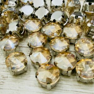 Gemas Cristal redondas 8MM 20349