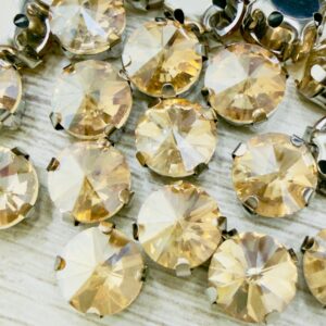 Gemas Cristal redondas 12MM 20370