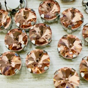 Gemas Cristal redondas 12MM 20371