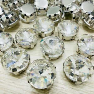 Gemas Cristal redondas 8MM 20343
