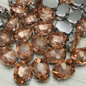 Gemas Cristal Oval 8x10mm 20406