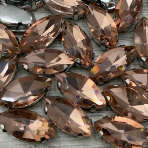 Gemas Cristal Semilla 7x15mm -20451