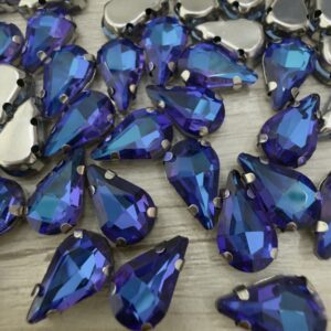 Gemas Cristal Gota 8x13mm -20439