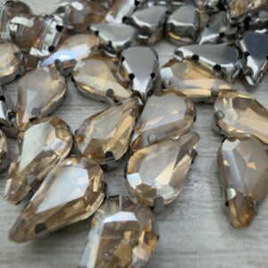 Gemas Cristal Gota 8x13mm -20438