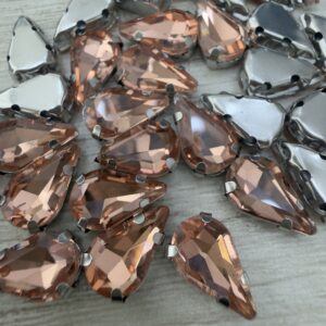 Gemas Cristal Gota 8x13mm -20437