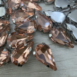 Gemas Cristal Gota 7x10mm -20425