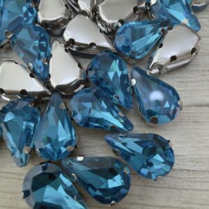 Gemas Cristal Gota 8x13mm -20436