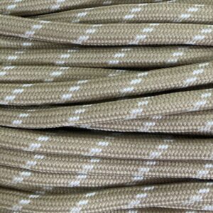 Cordón de Poliéster 5mm Beig./bco 20482
