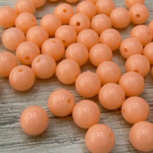 bolitas de acrílico 6mm SALMON  20525