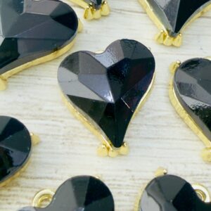 Dije Corazón Negro 20608