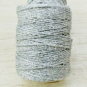 Hilo Encerado con lurex Plata 20796
